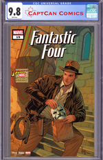 FANTASTIC FOUR #19 MARCO CHECCHETTO INDIANA JONES MARVEL ARTIFACT VARIANT thumbnail