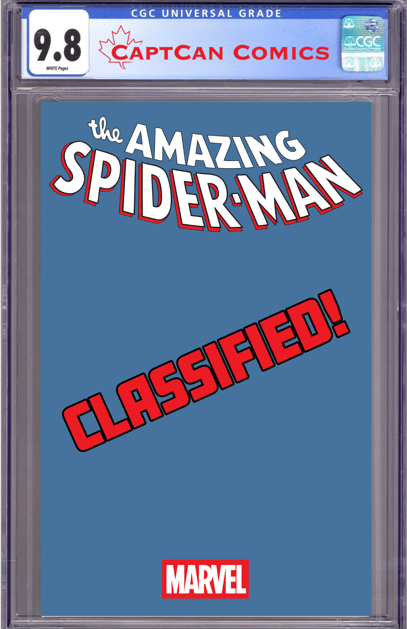 AMAZING SPIDER-MAN #35 FRANCESCO MANNA CLASSIFIED FORESHADOW VARIANT