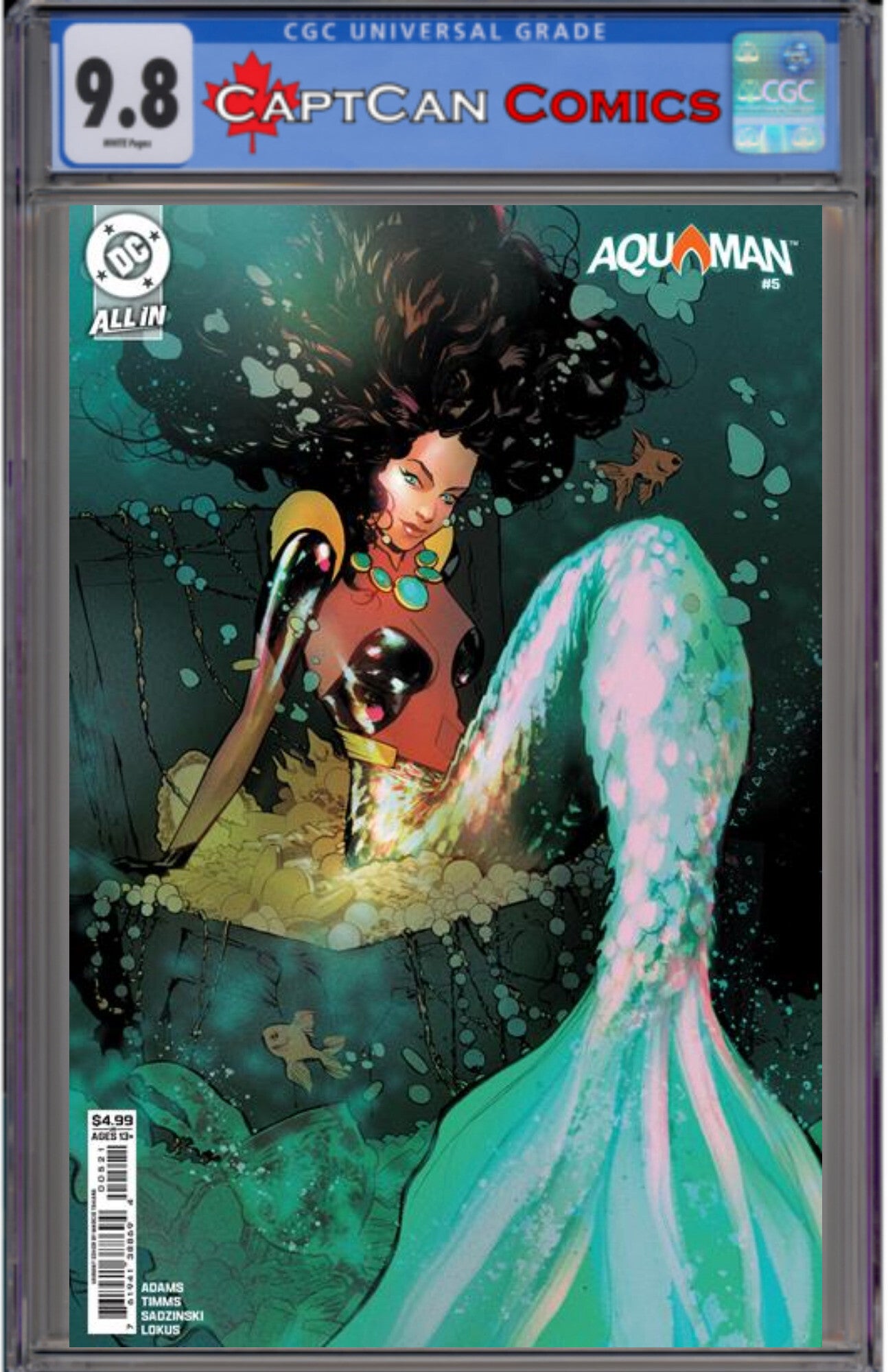 AQUAMAN #5 CVR B MARCIO TAKARA CARD STOCK VAR