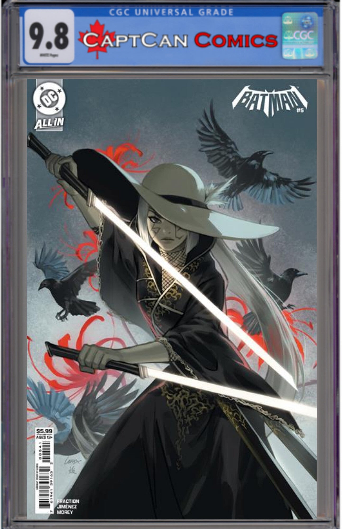 BATMAN #5 CVR D LESLEY LEIRIX LI CARD STOCK VAR