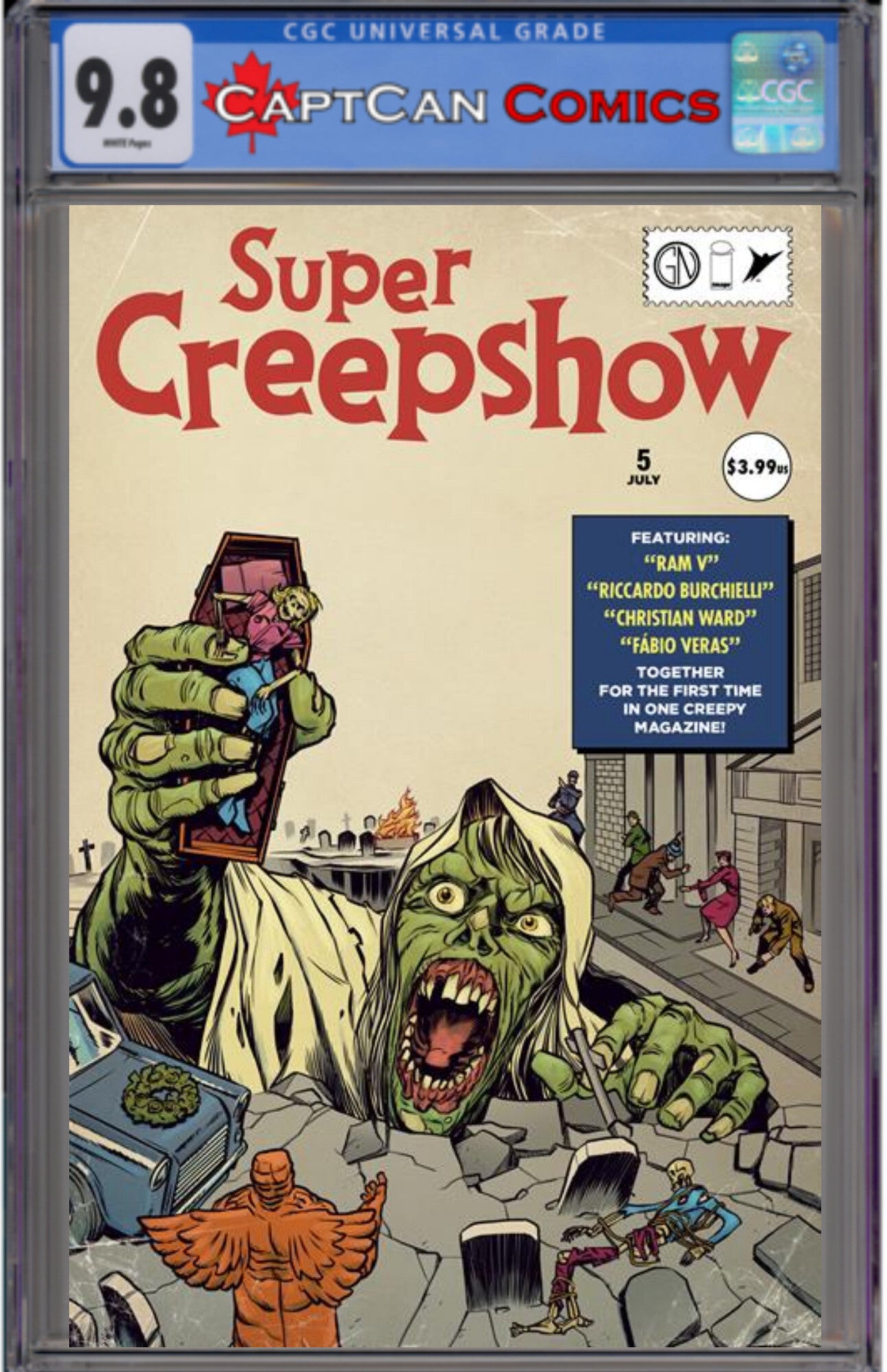 SUPER CREEPSHOW #5 (OF 5) CVR A PYE PARR (MR)
