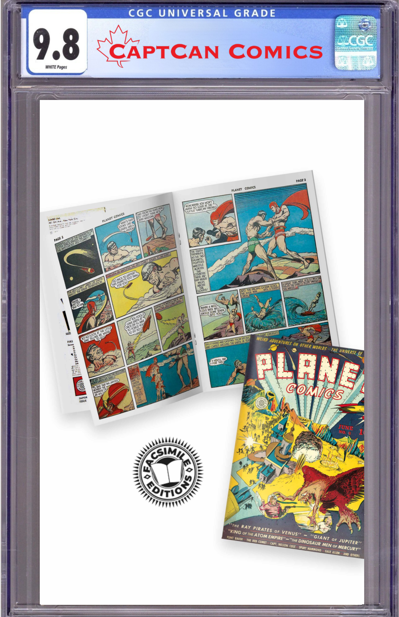 PS ARTBOOKS PLANET COMICS #6 FACSIMILE EDITION