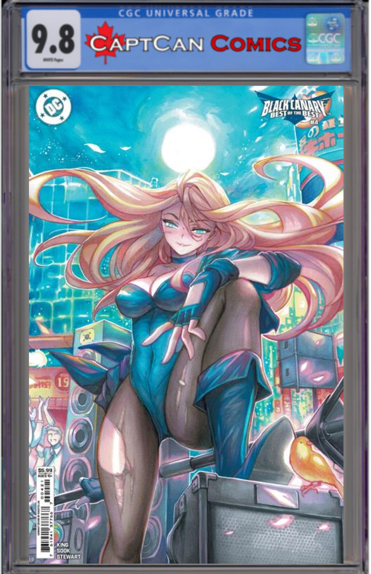 BLACK CANARY BEST OF THE BEST #4 (OF 6) CVR B RACHTA LIN CARD STOCK VAR