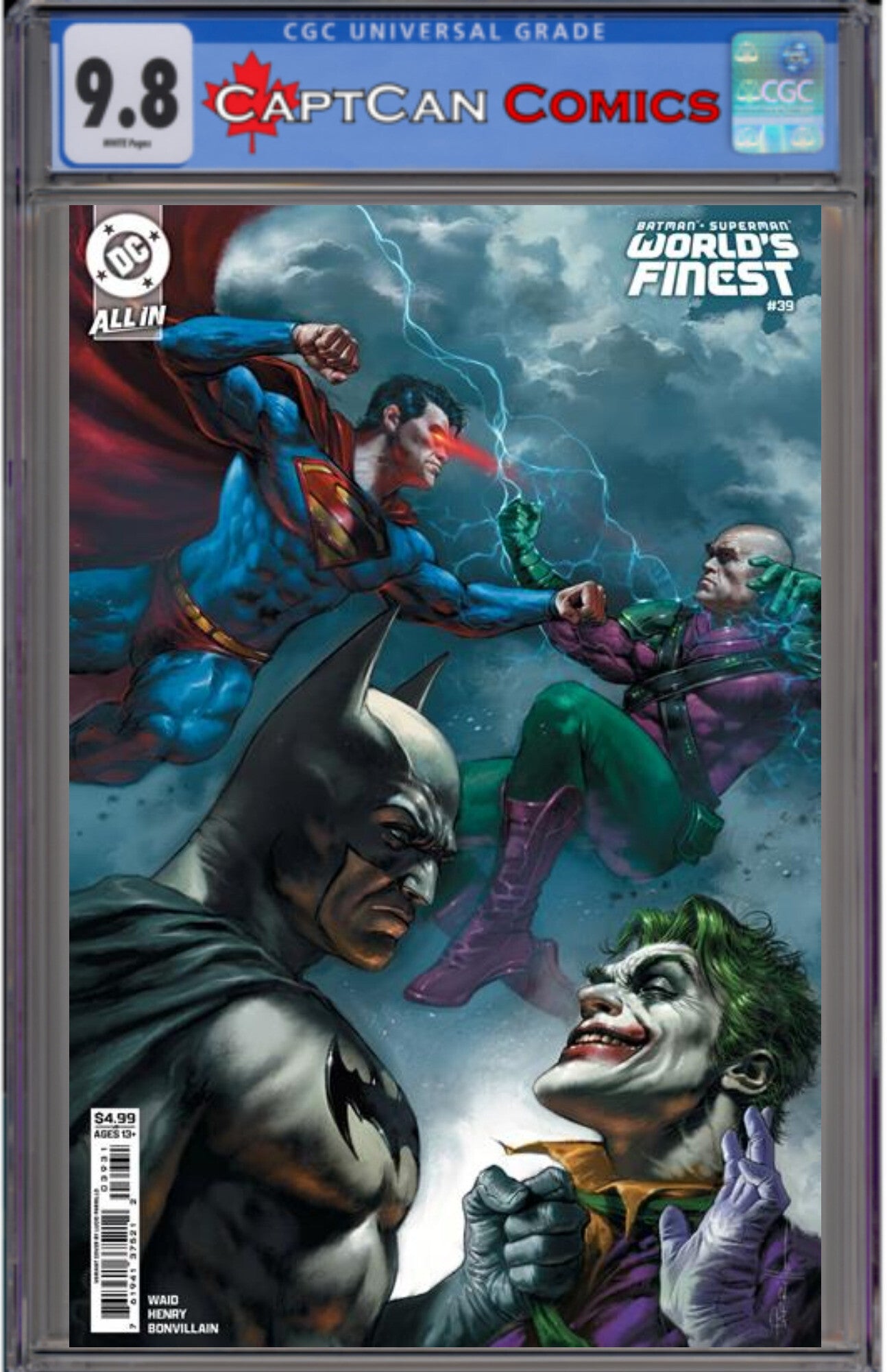 BATMAN SUPERMAN WORLDS FINEST #39 CVR B LUCIO PARRILLO CARD STOCK VAR (WE ARE YESTERDAY)