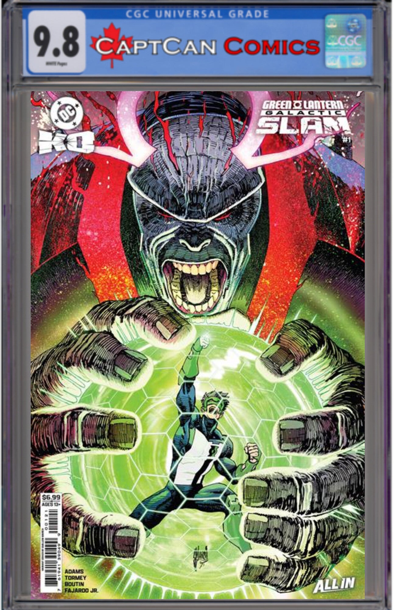 DC K.O. GREEN LANTERN GALACTIC SLAM #1 (ONE SHOT) CVR B GUILLEM MARCH CARD STOCK VAR