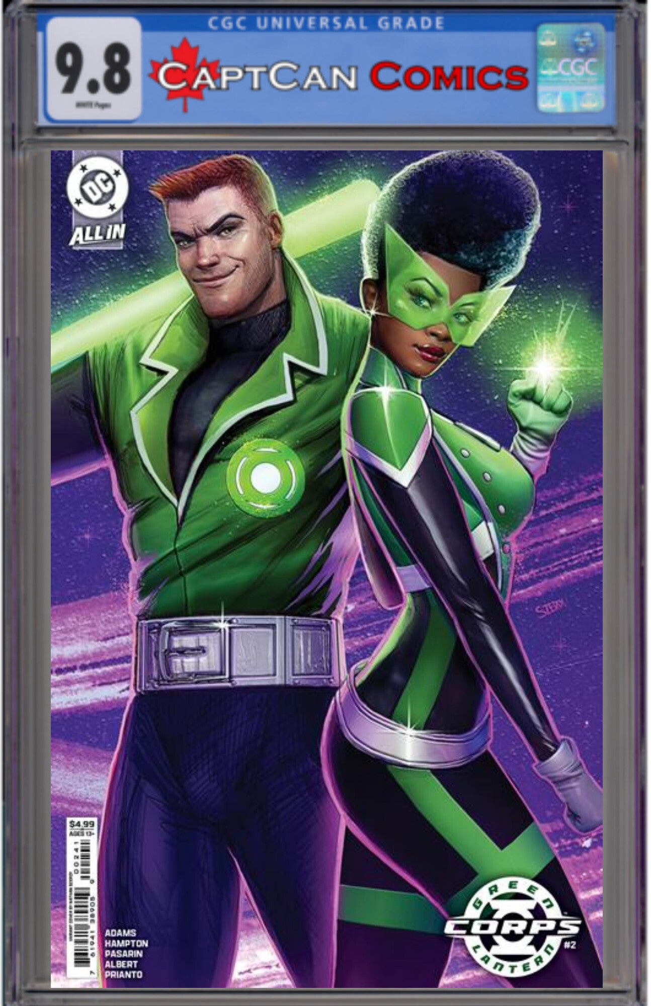 GREEN LANTERN CORPS #2 CVR D NATHAN SZERDY CARD STOCK VAR