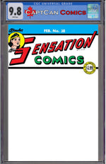 SENSATION COMICS #38 FACSIMILE EDITION CVR C BLANK VAR thumbnail