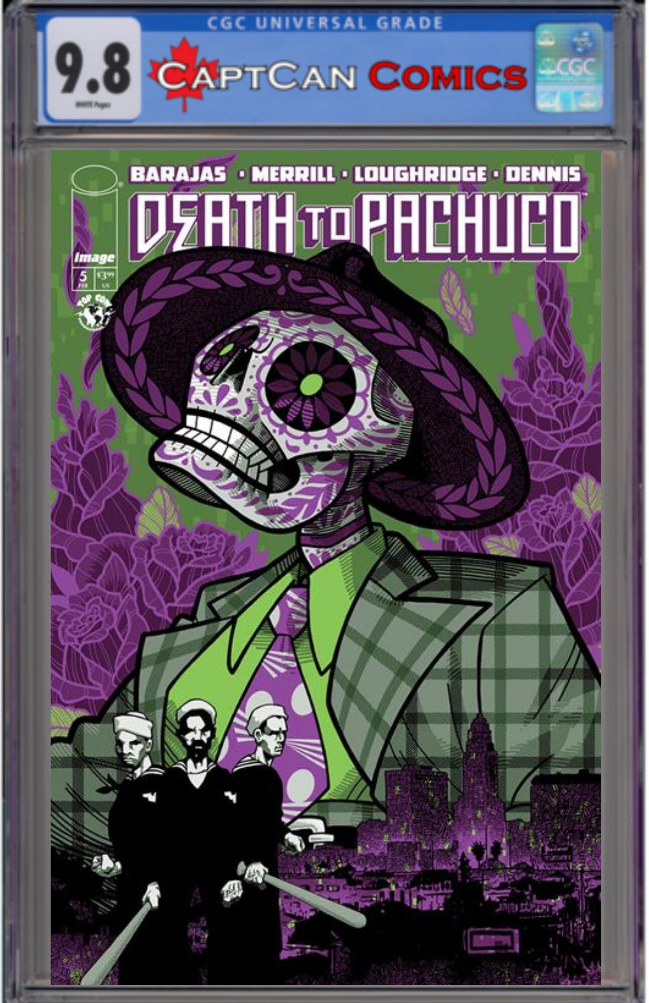 DEATH TO PACHUCO #5 (OF 5) CVR B J GONZO VAR (MR)