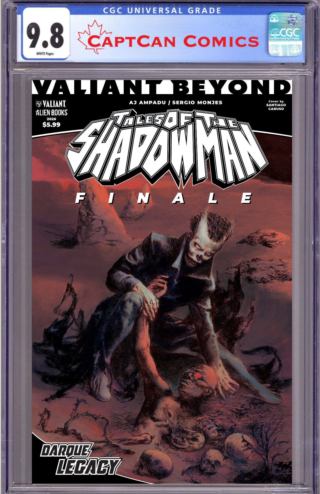 VALIANT BEYOND: TALES OF THE SHADOWMAN FINALE--DARQUE LEGACY COVER A (CARUSO)