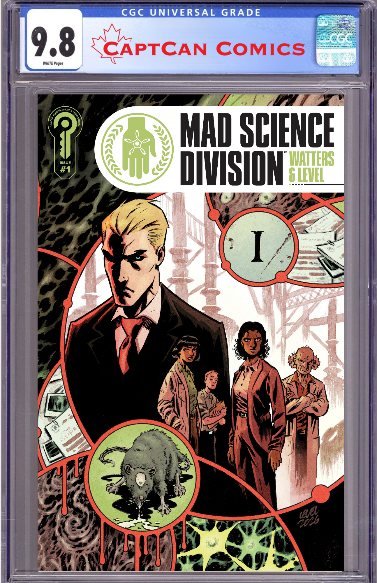 MAD SCIENCE DIVISION #1 COVER A BRIAN LEVEL