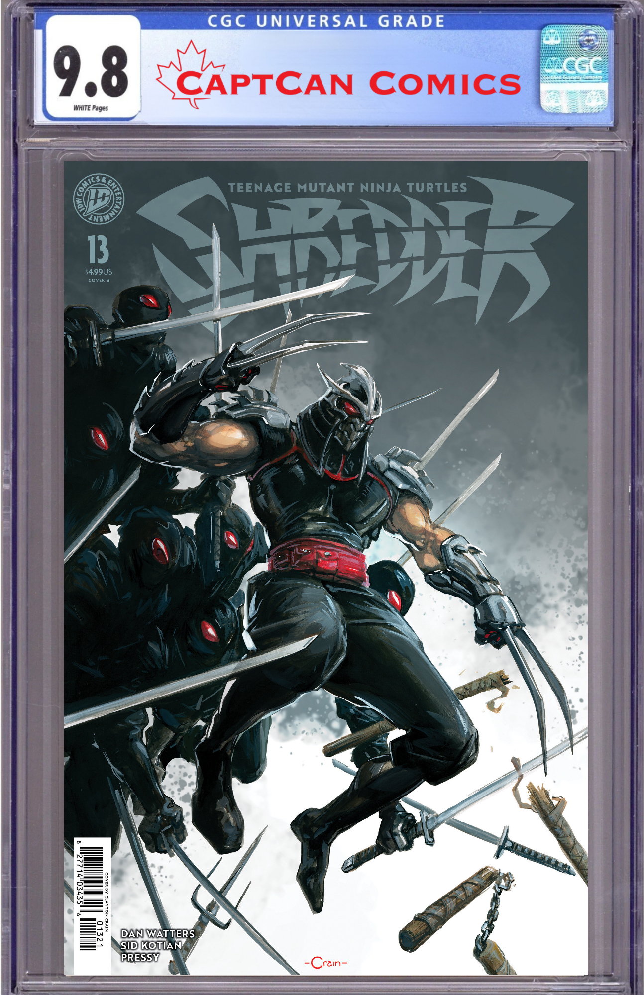 TEENAGE MUTANT NINJA TURTLES: SHREDDER #13 VARIANT B (CRAIN)
