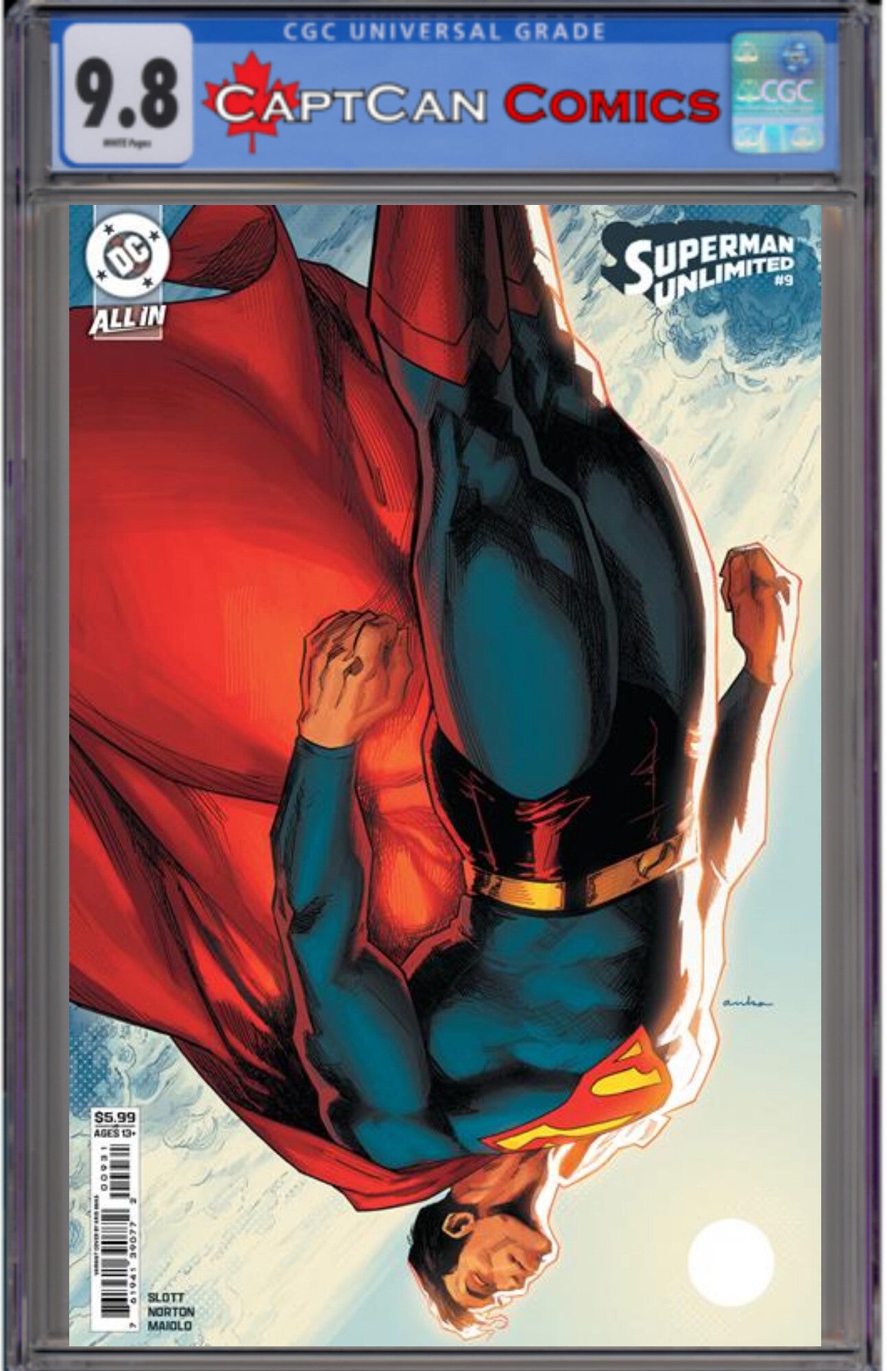 SUPERMAN UNLIMITED #9 CVR C KRIS ANKA CARD STOCK VAR