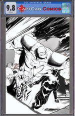 ROGUE SUN #31 CVR E DANIEL BAYLISS YOUNGBLOOD TEAM UP B&W VIRGIN VAR previously FOCd on 10-20-25 thumbnail