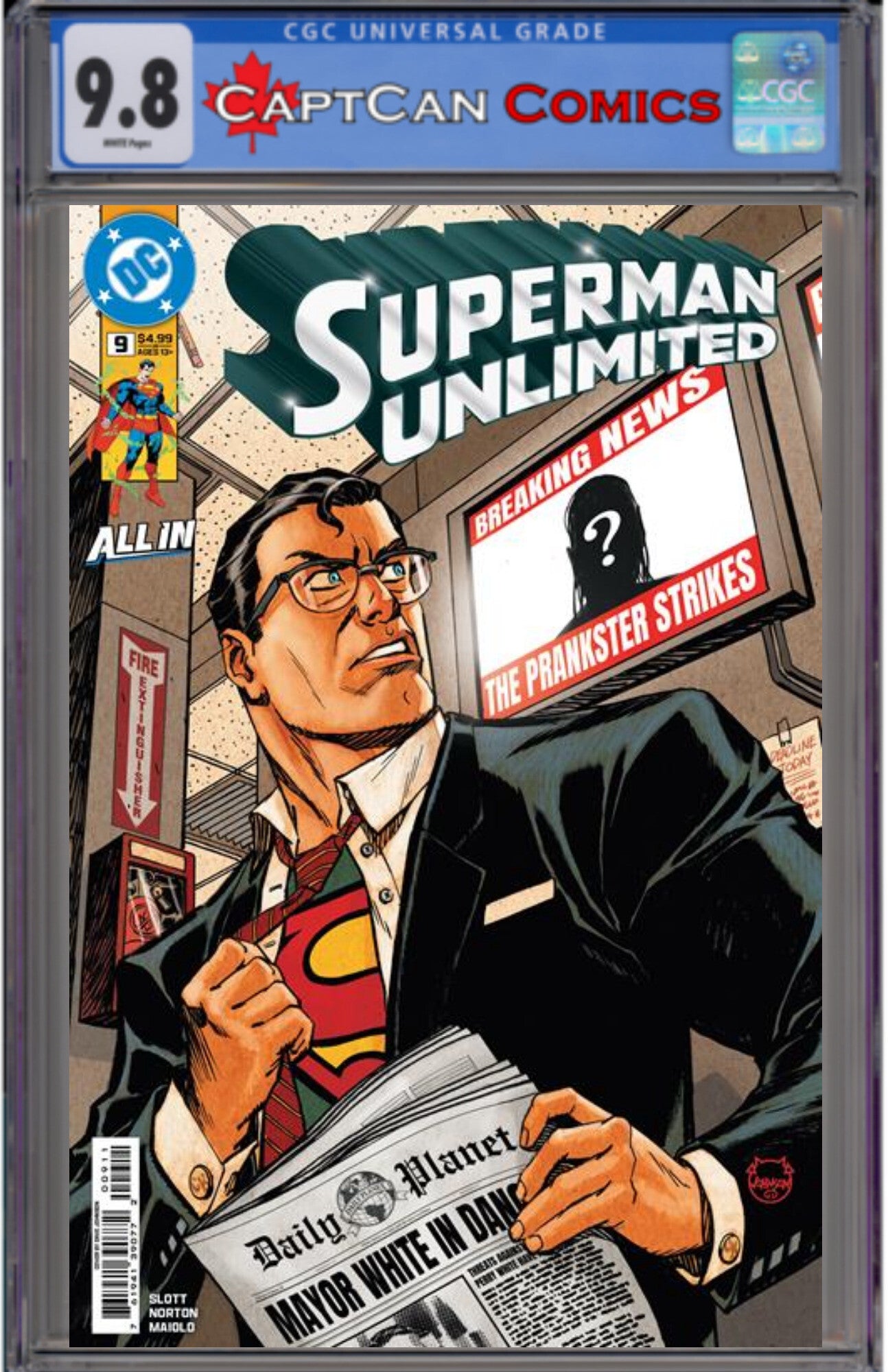 SUPERMAN UNLIMITED #9 CVR A DAVE JOHNSON