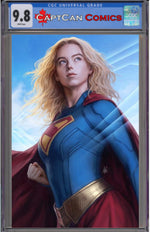 SUPERMAN #39 CVR E STANLEY ARTGERM LAU SUPERGIRL MOVIE CARD STOCK VAR (THE REIGN OF THE SUPERBOYS) thumbnail