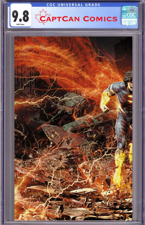 ABSOLUTE SUPERMAN #25 CVR G BJORN BARENDS DC SHOWCASE WRAPAROUND FOIL VAR