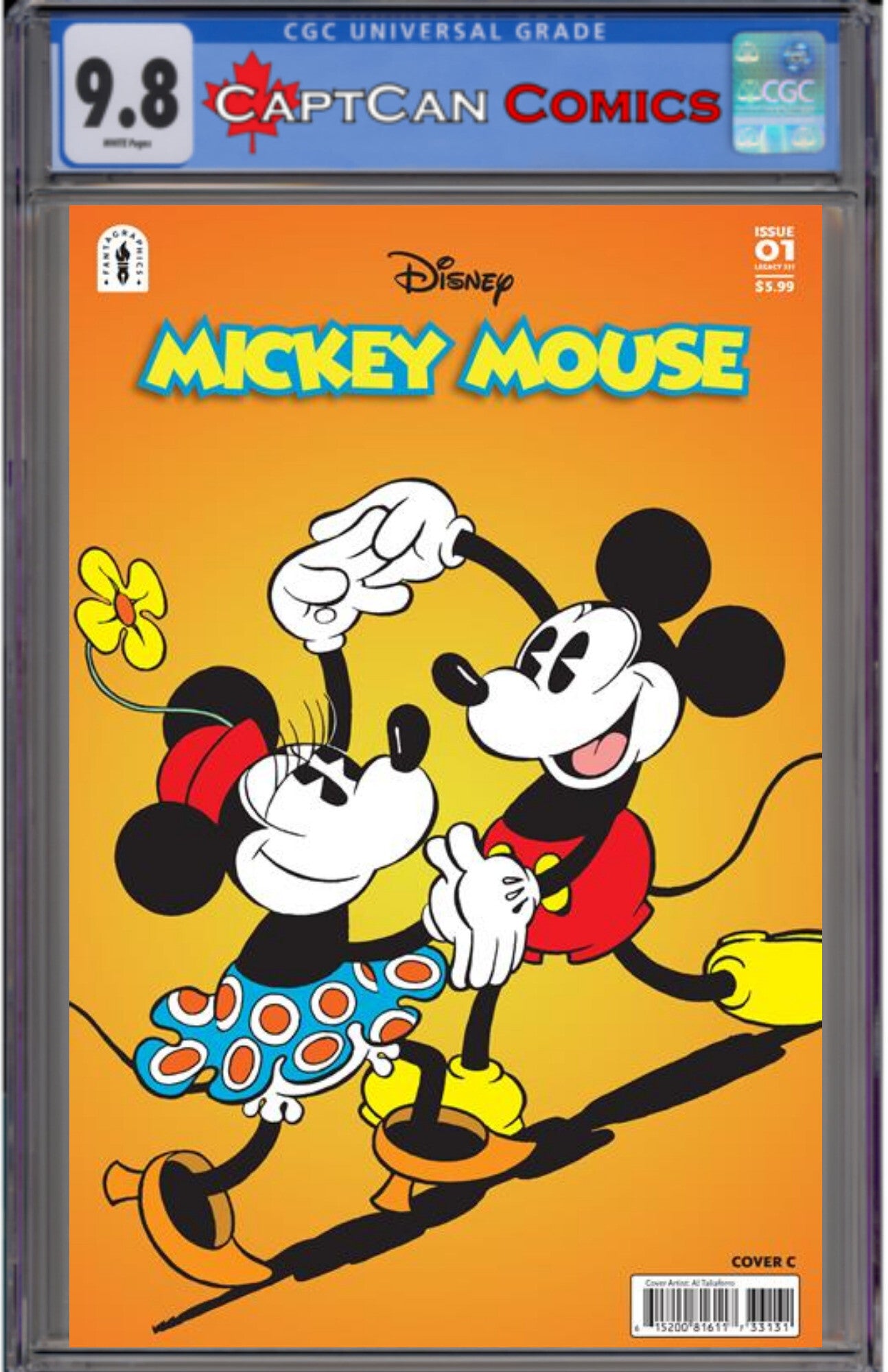 MICKEY MOUSE THE PHANTOM BLOTS DOUBLE REVENGE #1 CVR C AL TALIAFERRO VAR