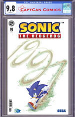 SONIC THE HEDGEHOG #91 VARIANT B (HAINES) thumbnail