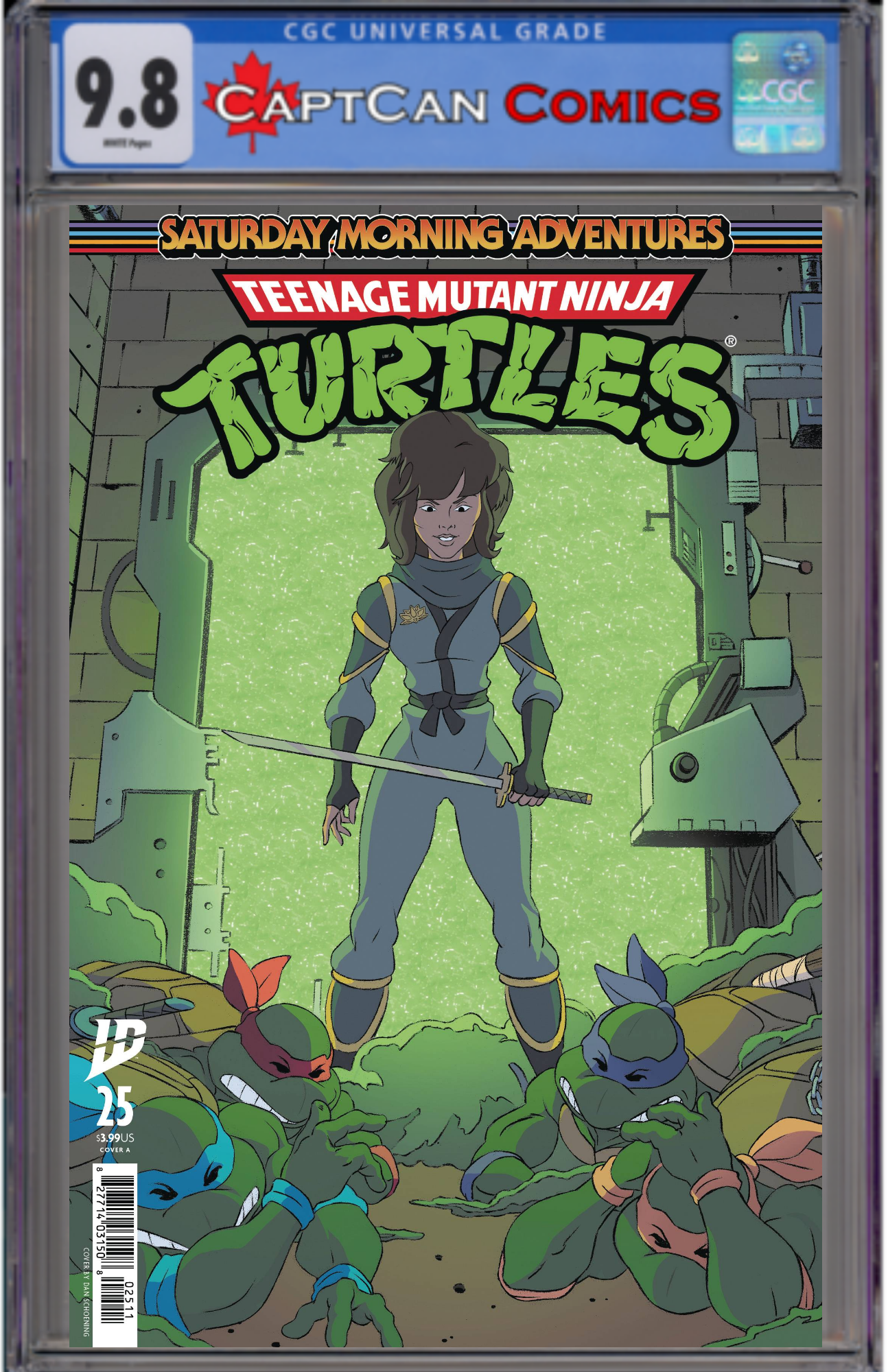 TMNT SATURDAY MORNING ADV #25 CVR A SCHOENING