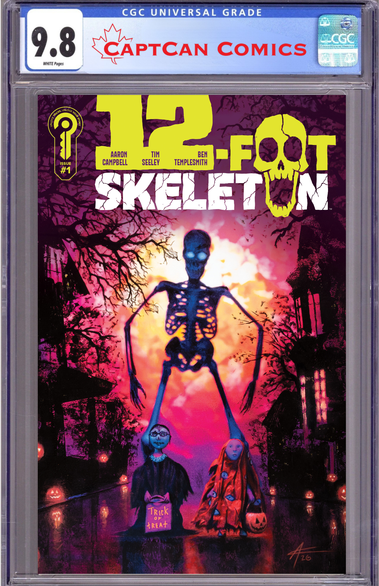 12-FOOT SKELETON #1 COVER B AARON CAMPBELL