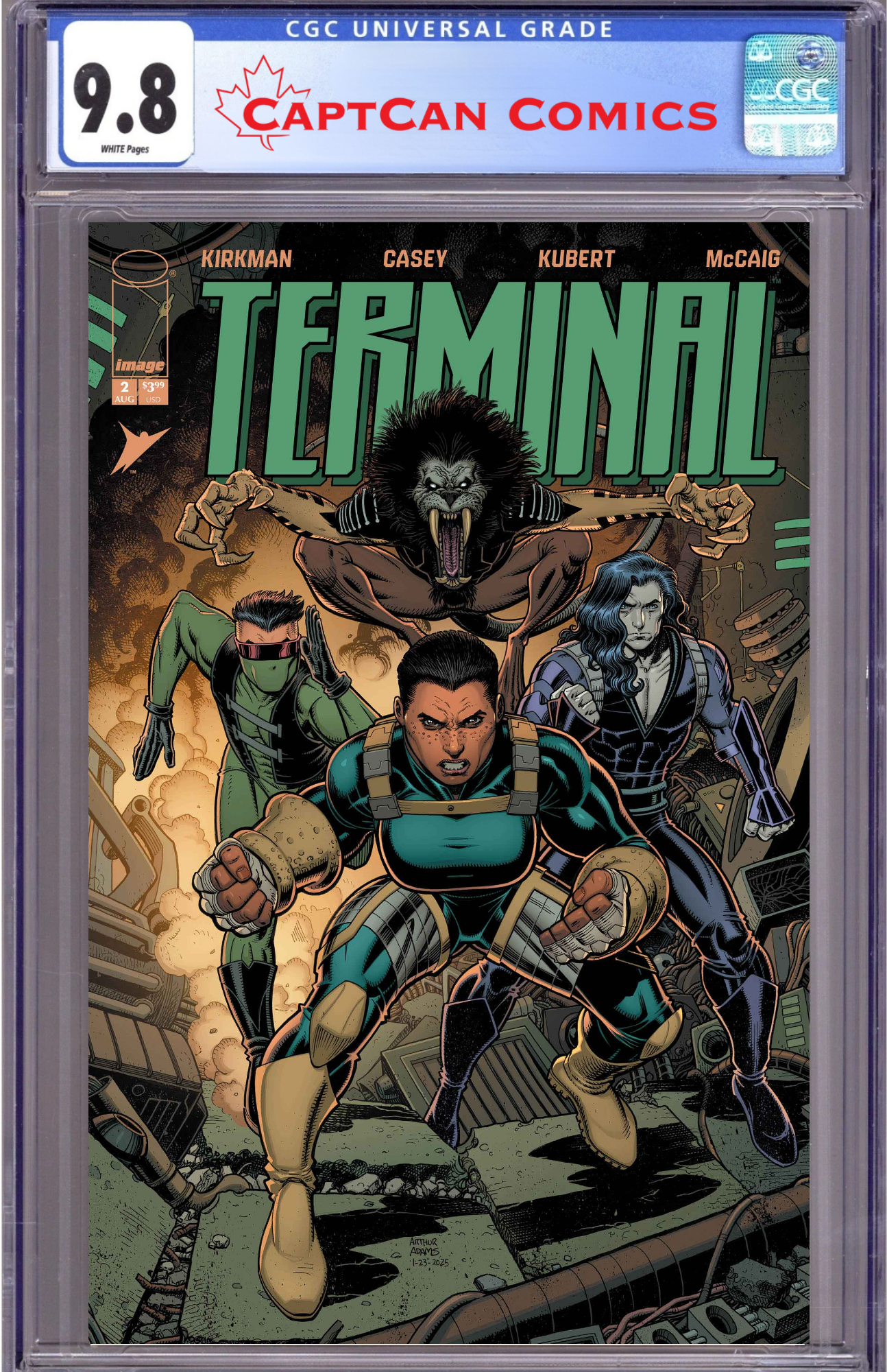 TERMINAL #2 CVR C ARTHUR ADAMS & DAVE MCCAIG VAR (MR)