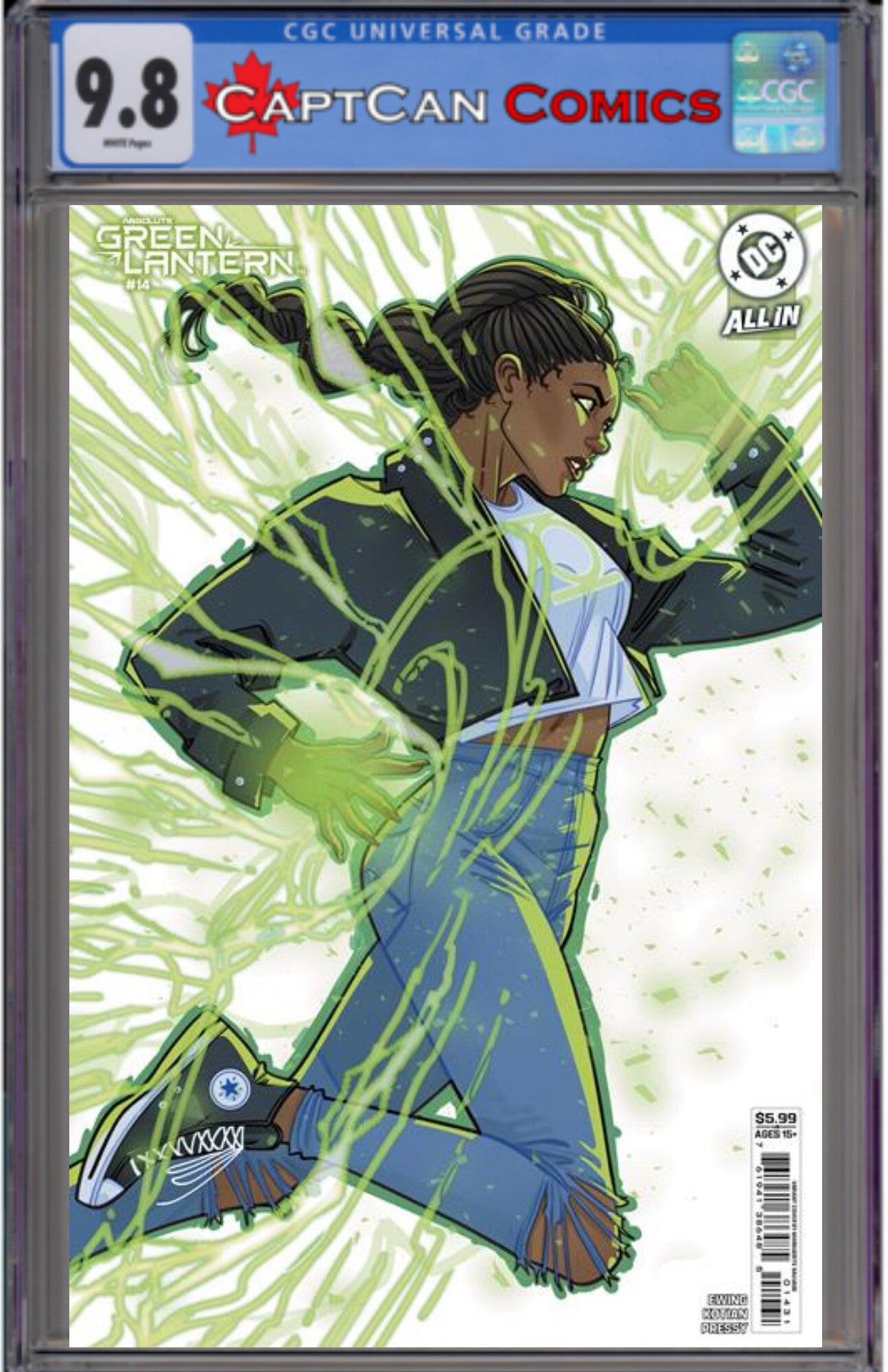 ABSOLUTE GREEN LANTERN #14 CVR C MARGUERITE SAUVAGE CARD STOCK VAR