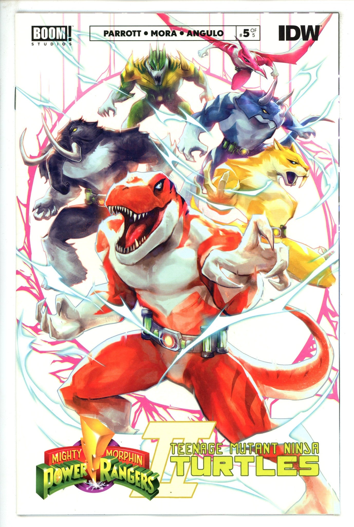 Mighty Morphin Power Rangers / Teenage Mutant Ninja Turtles II 5 Tao MMPR Variant (2023)