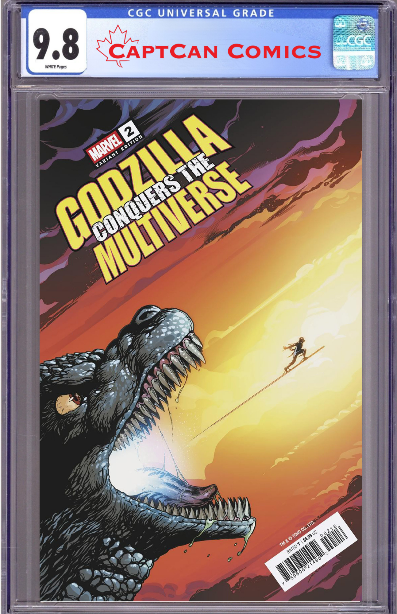GODZILLA CONQUERS THE MULTIVERSE #2 PERE PEREZ VARIANT