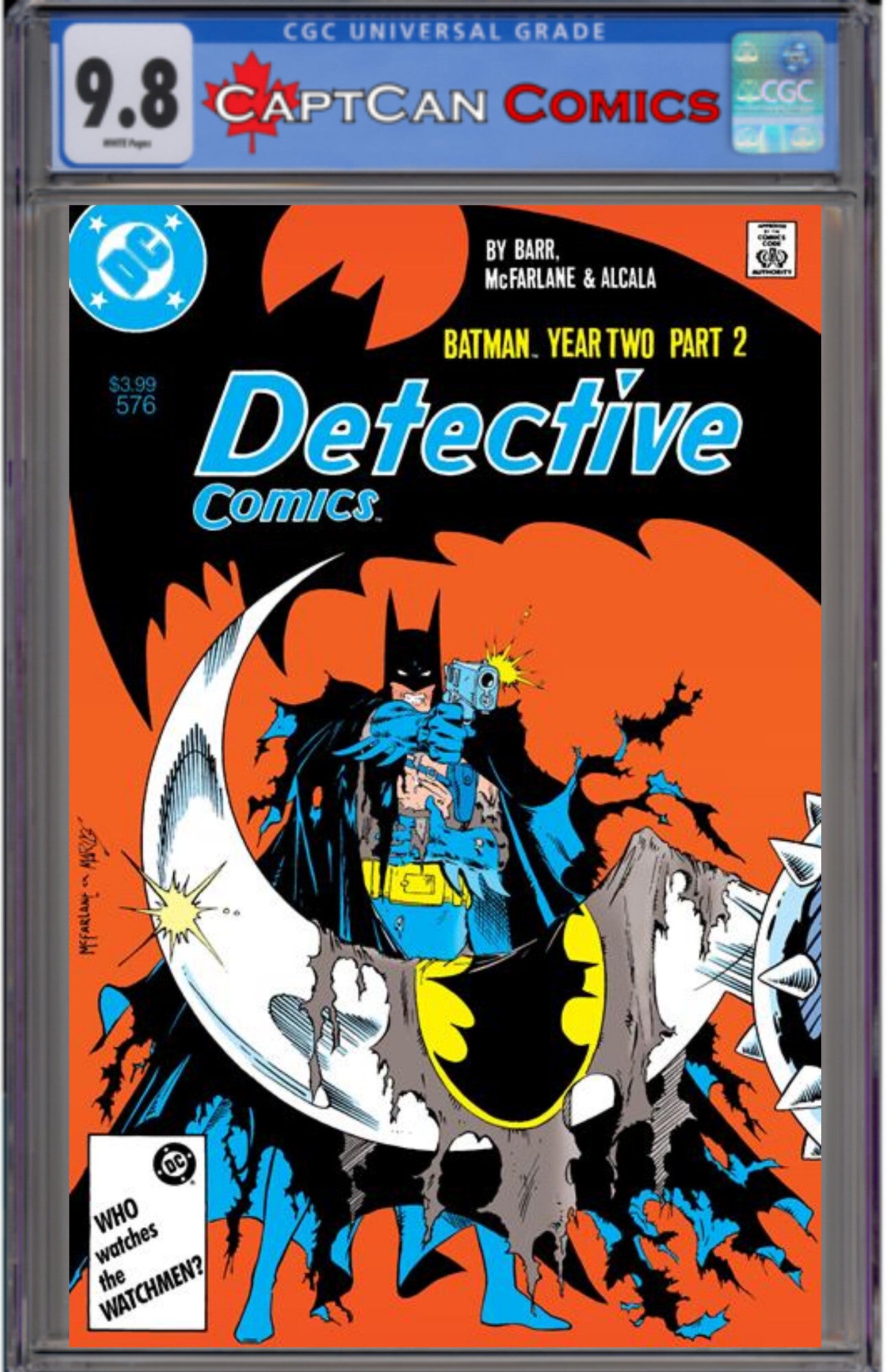 DETECTIVE COMICS #576 FACSIMILE EDITION CVR A TODD MCFARLANE (YEAR TWO PART 2 OF 4)