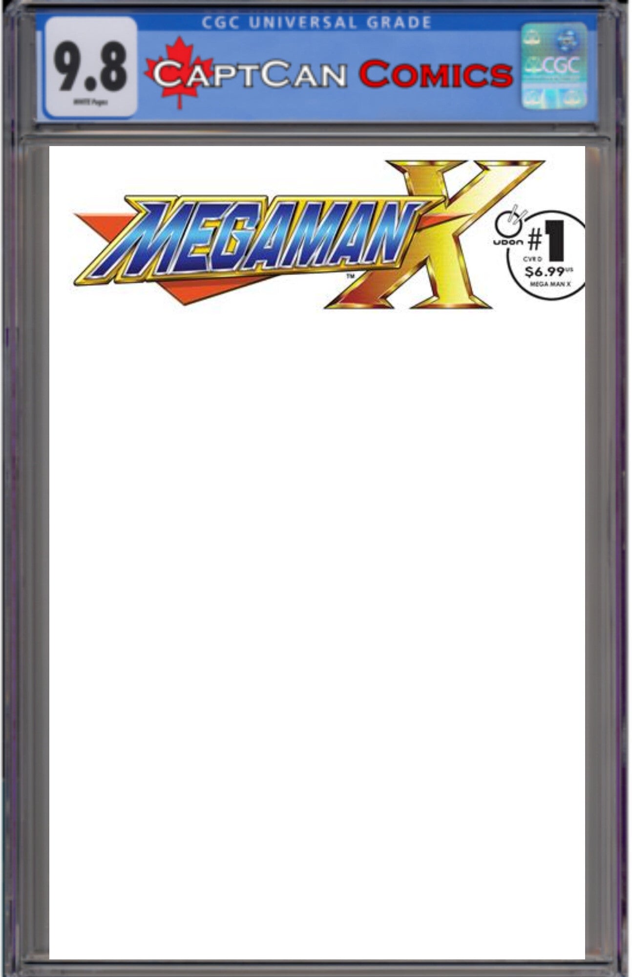 MEGA MAN X #1 (OF 5) CVR D BLANK SKETCH VAR
