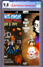 JUNIOR HIGH HORRORS RUN & HIDE #1 (ONE SHOT) CVR D ERIC KENT ROB POTCHAK HOLOFOIL FLIP COVER VAR thumbnail