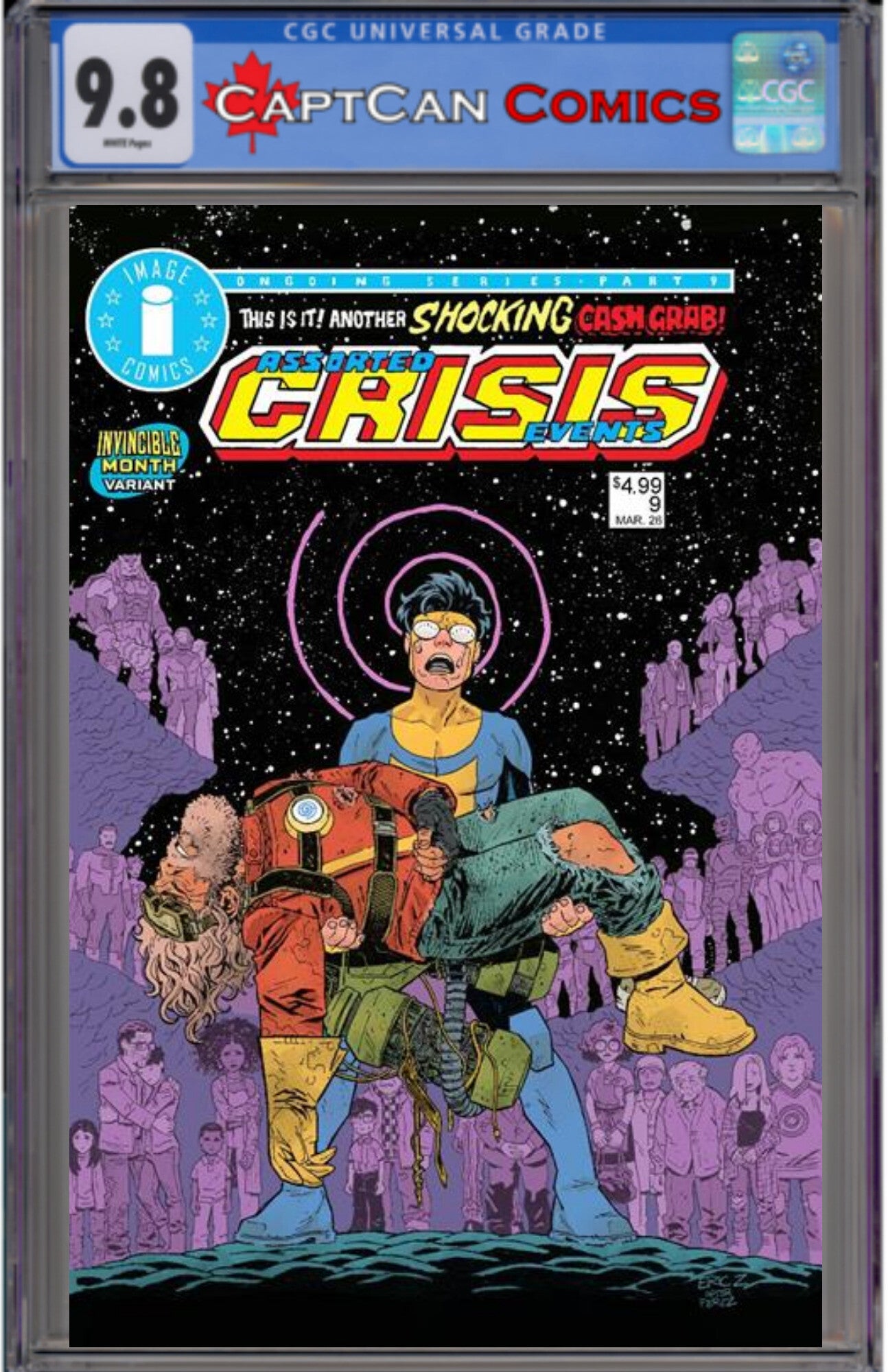 ASSORTED CRISIS EVENTS #9 CVR C ERIC ZAWADZKI INVINCIBLE TEAM UP VAR (MR)
