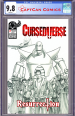 CURSEDVERSE RESURRECTION #1 CVR E MARK SPARACIO LTD B&W VAR thumbnail