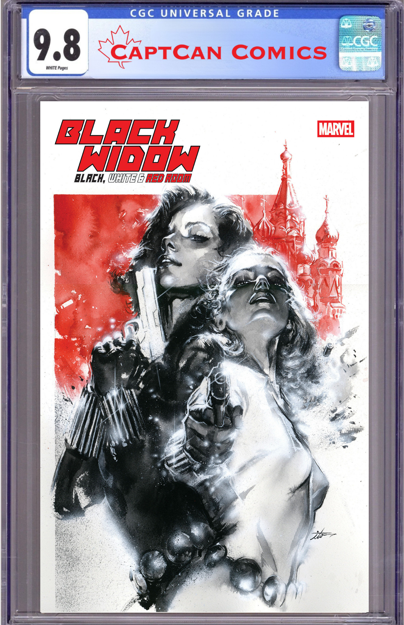 BLACK WIDOW: BLACK, WHITE & RED ROOM #1 COVER A