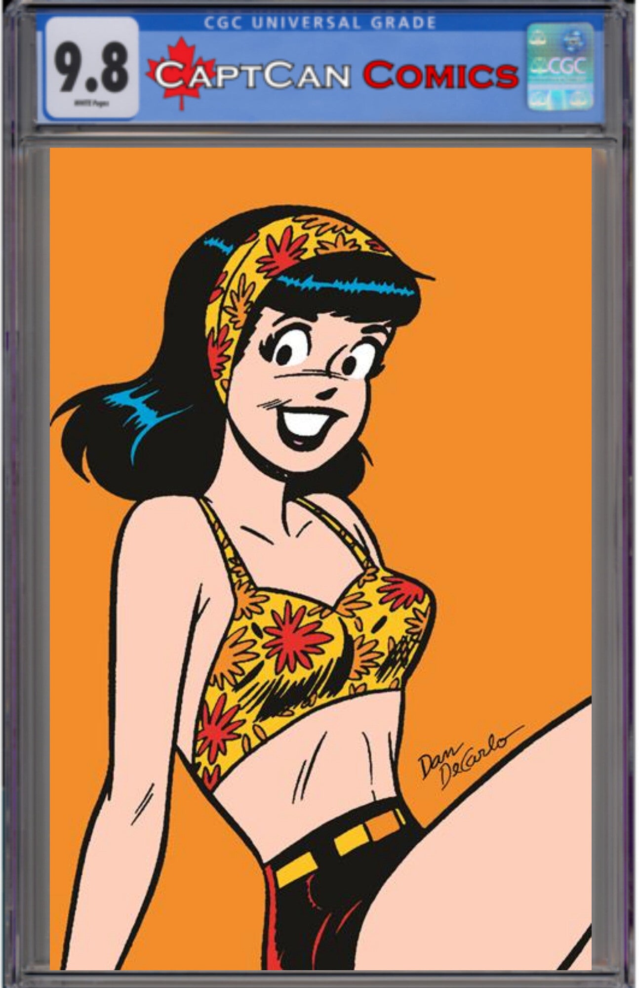 ARCHIE COMICS 85TH ANNIVERSARY PRESENTS BETTY & VERONICA PIN UP SPECIAL #1 (ONE SHOT) CVR E DAN DECARLO FOIL VERONICA VAR