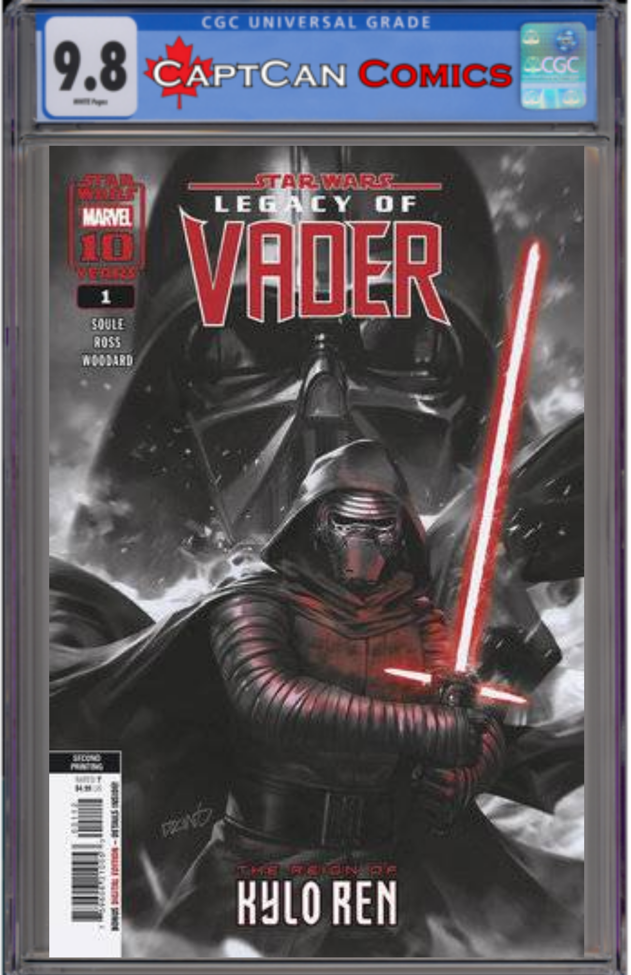 STAR WARS LEGACY OF VADER #1 2ND PTG DERRICK CHEW VAR