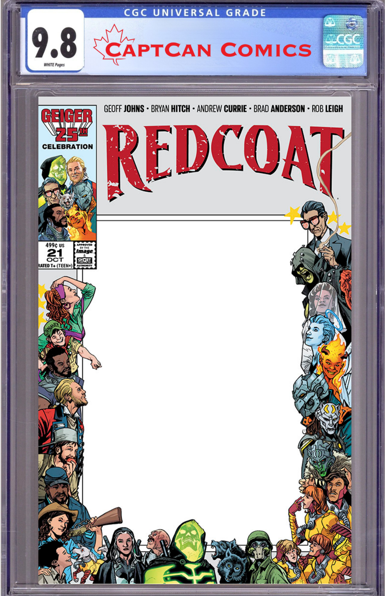 REDCOAT #21 CVR C BLANK SKETCH VAR