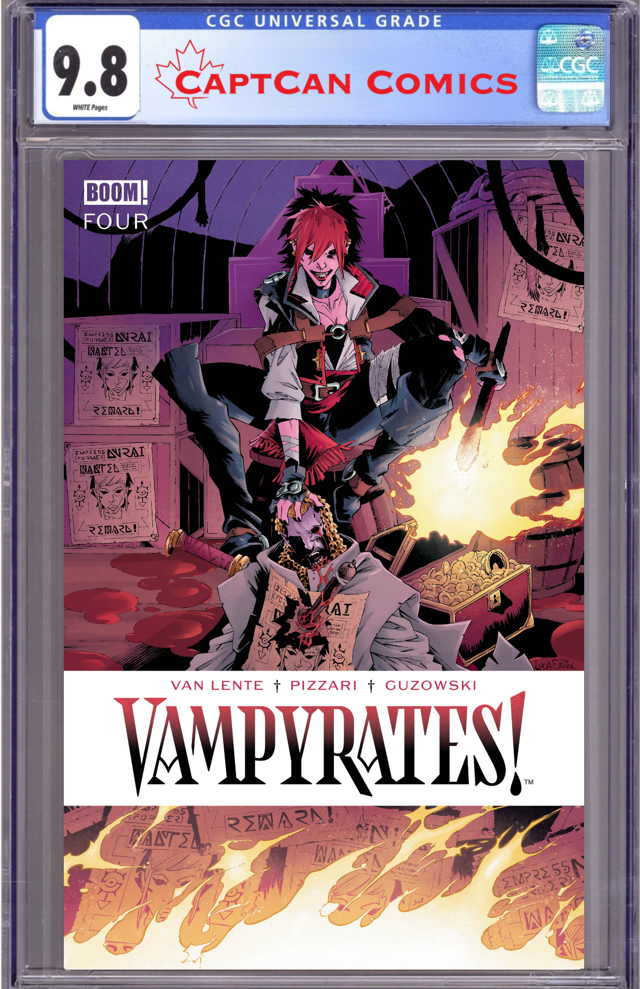 VAMPYRATES! #4 A MAIN (DRESSED, PIZZARI)