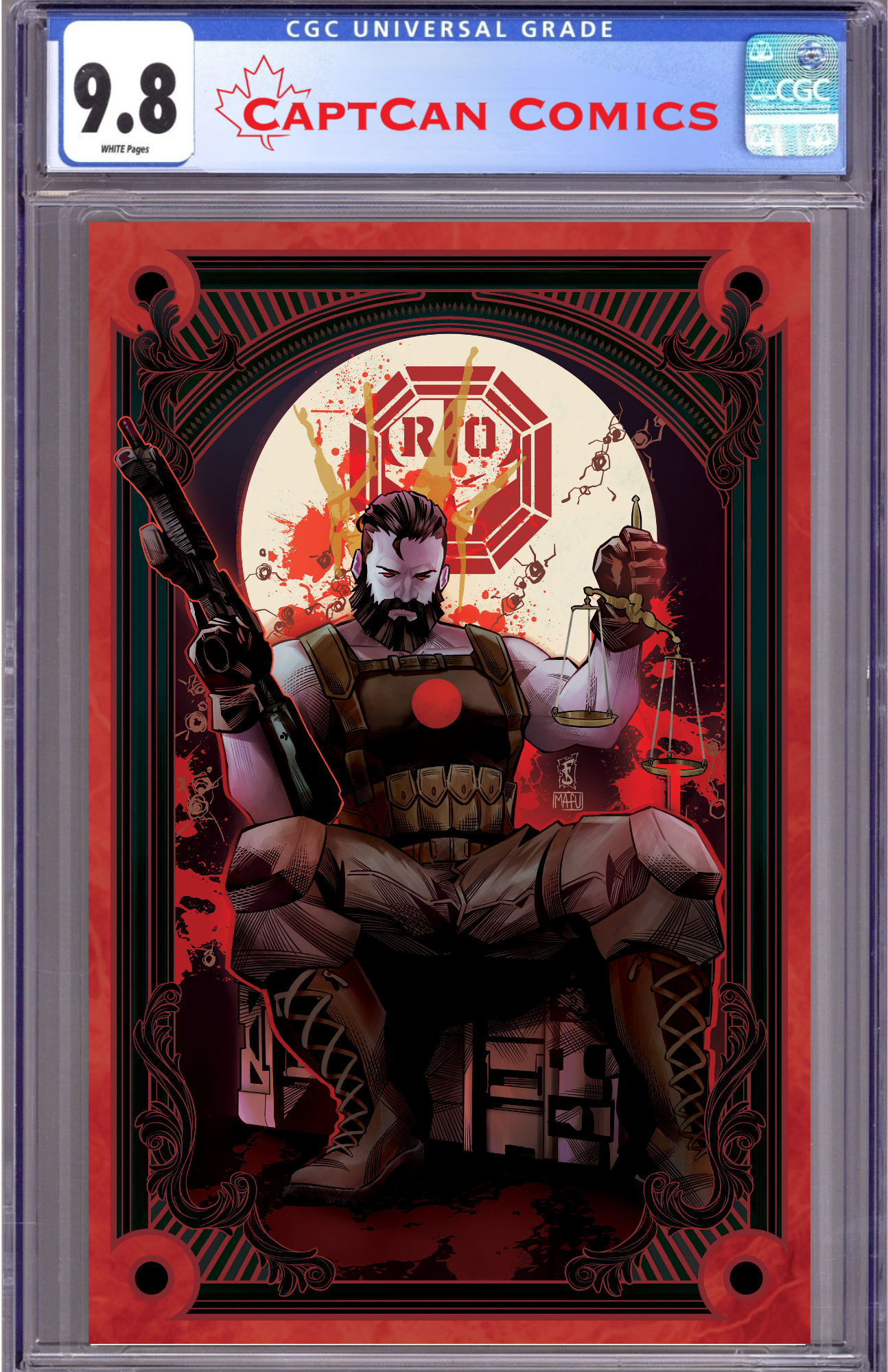 VALIANT BEYOND: BLOODSHOT #7--TOY SOLDIERS #1 VARIANT B (SABBATINI FULL ART TAROT VARIANT)