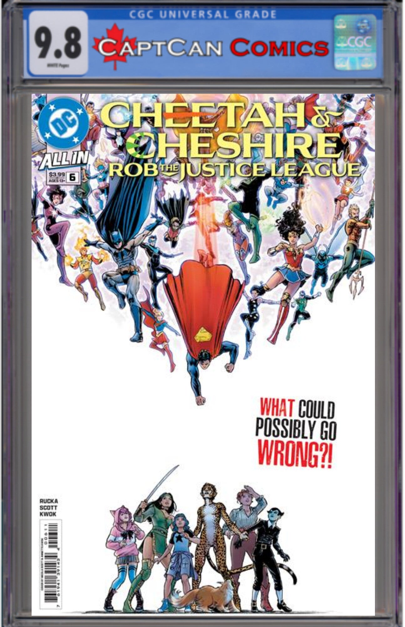 CHEETAH AND CHESHIRE ROB THE JUSTICE LEAGUE #6 (OF 6) CVR A NICOLA SCOTT