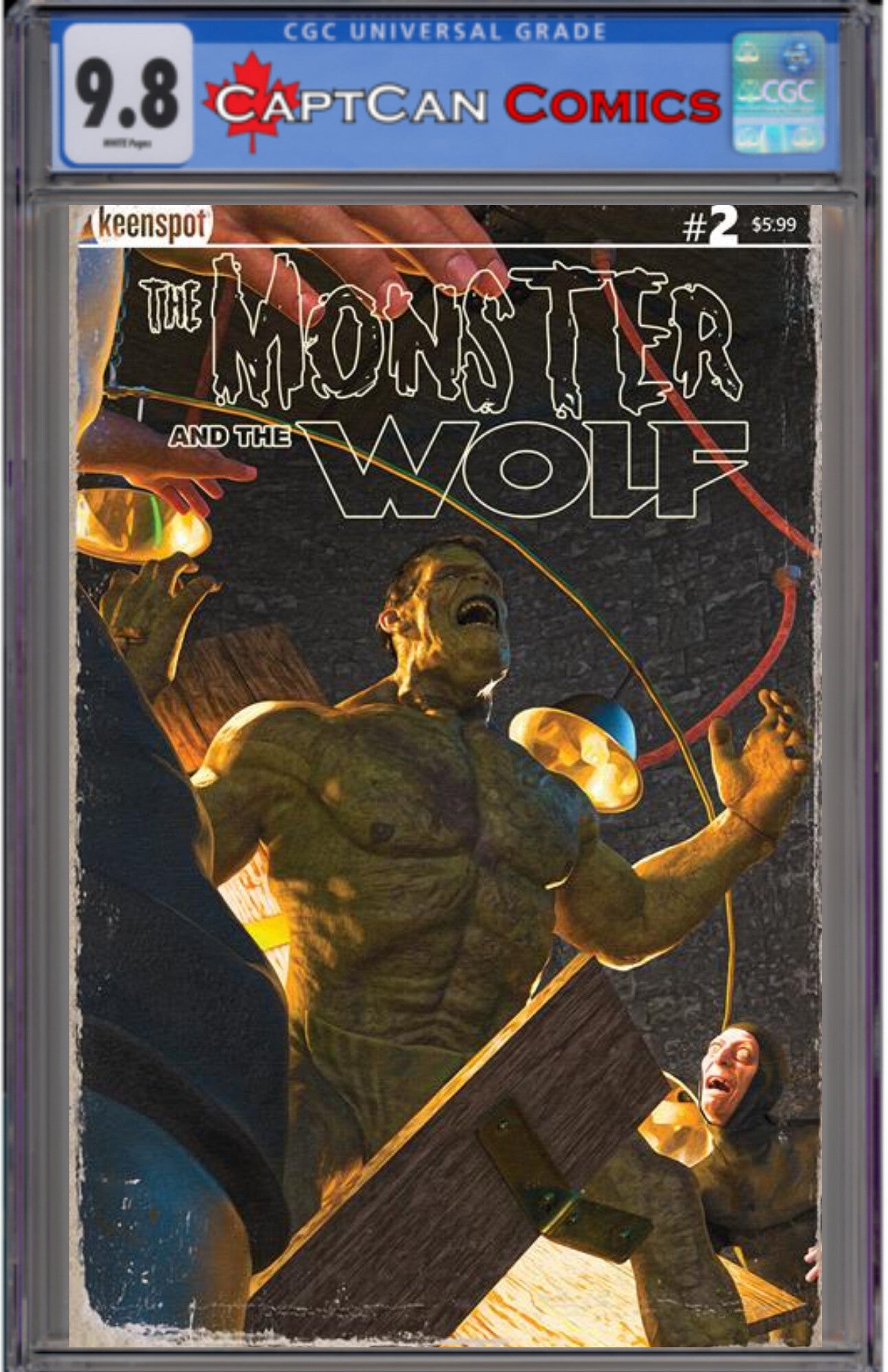MARK SPEARS MONSTERS THE MONSTER & THE WOLF #2 CVR A MARK SPEARS THE MODERN PROMETHEUS