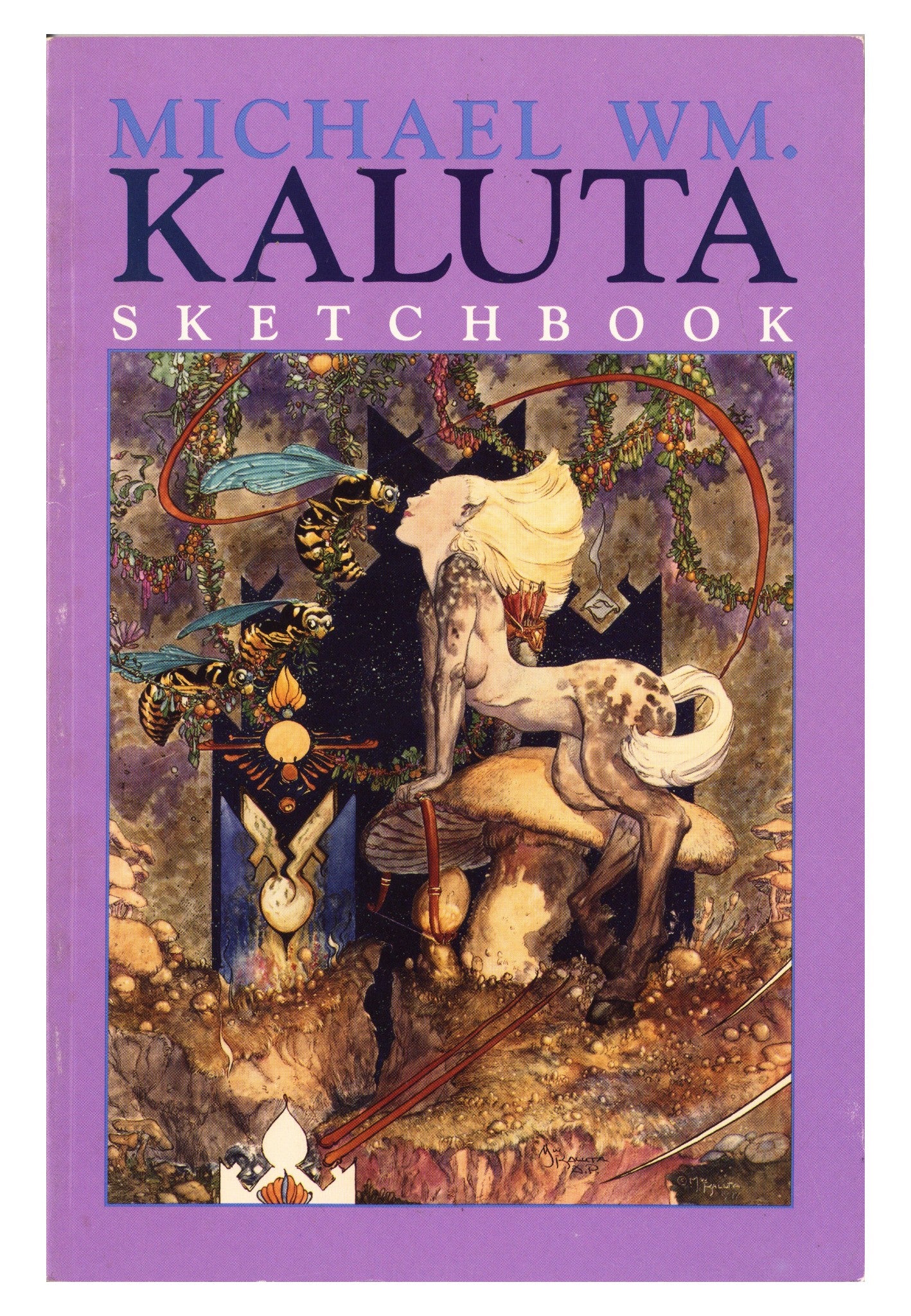 Michael WM. Kaluta Sketchbook TPB     Mid Grade   (1993)        Signed x1 1st Page Mike Kaluta 