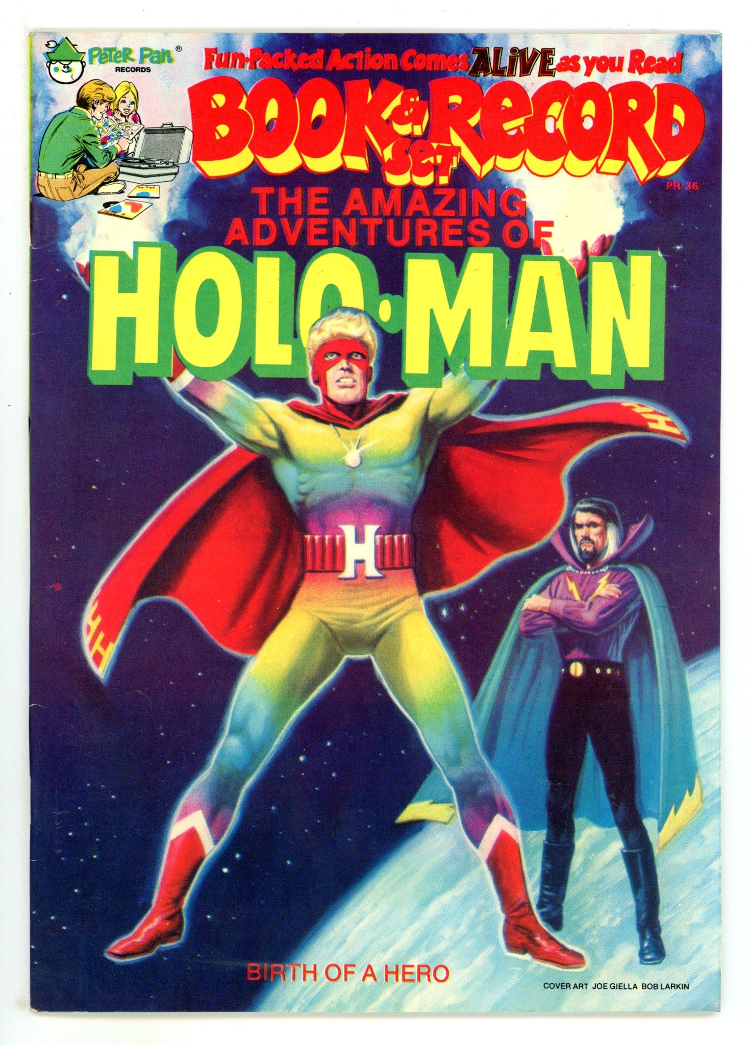 Amazing Adventures of Holo-Man [Book and Record Set] PR36 FN (6.0) (1978) 