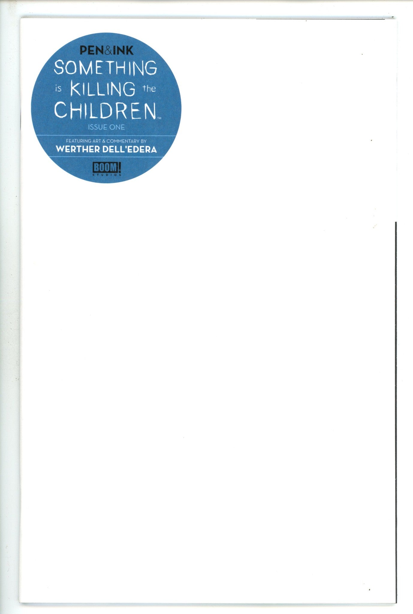 Something Is Killing The Children Pen & Ink 1 Blank Variant (2023)