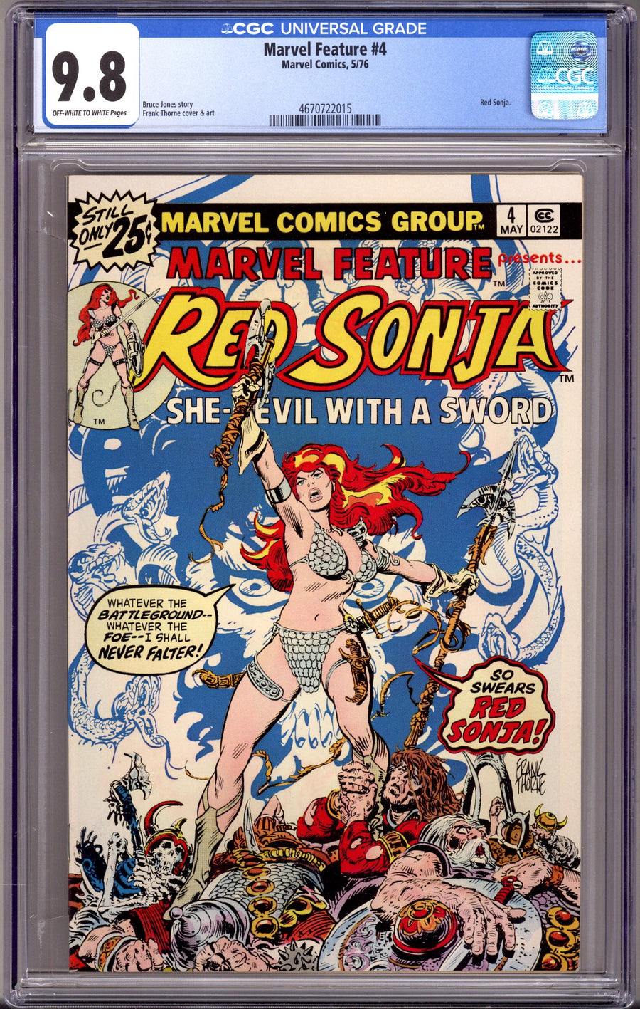 Marvel Feature Vol 2 4 CGC 9.8 (NM/M) (1976) 