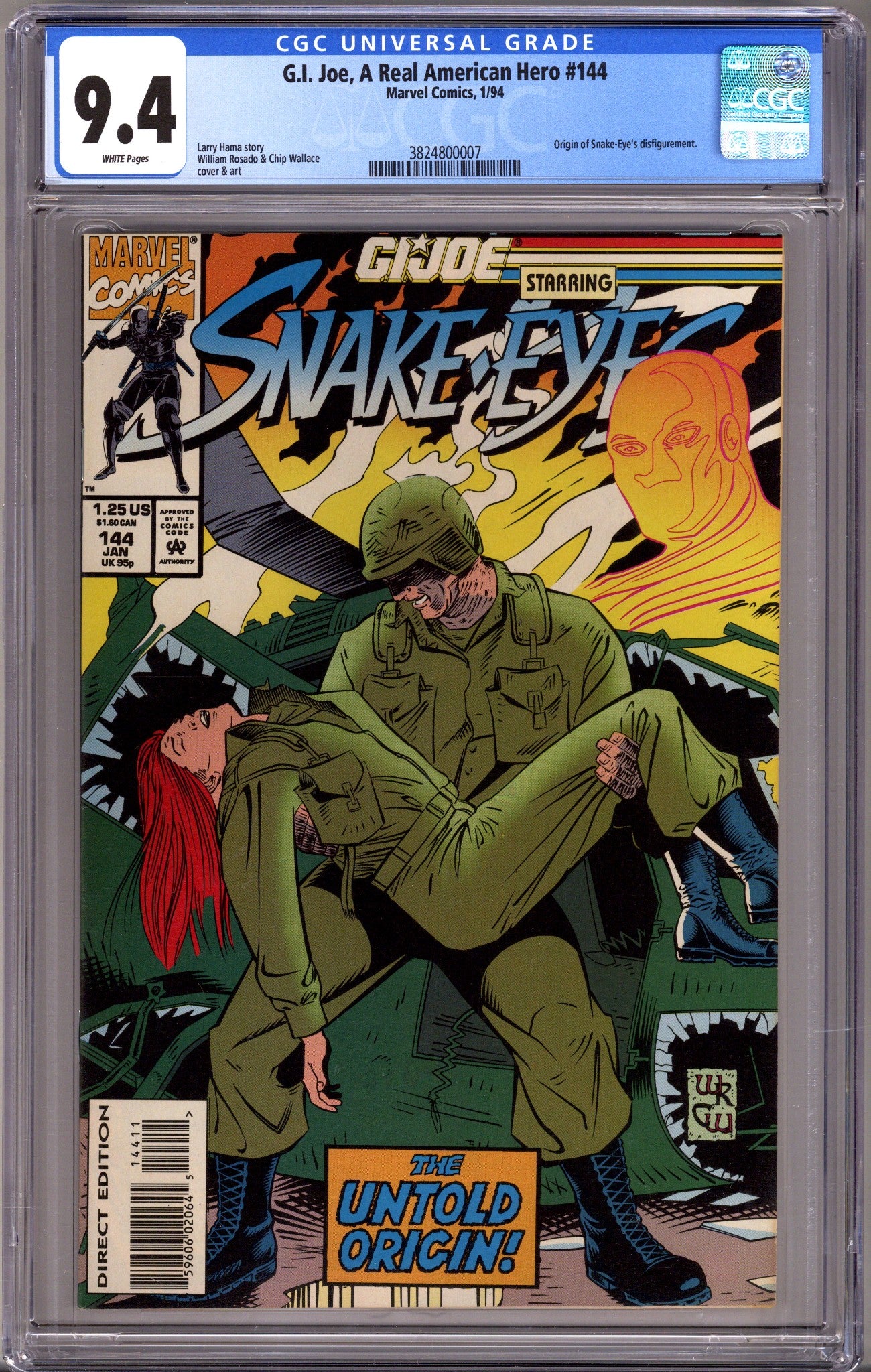 G.I. Joe, A Real American Hero 144 CGC 9.4 (NM) (1994) 