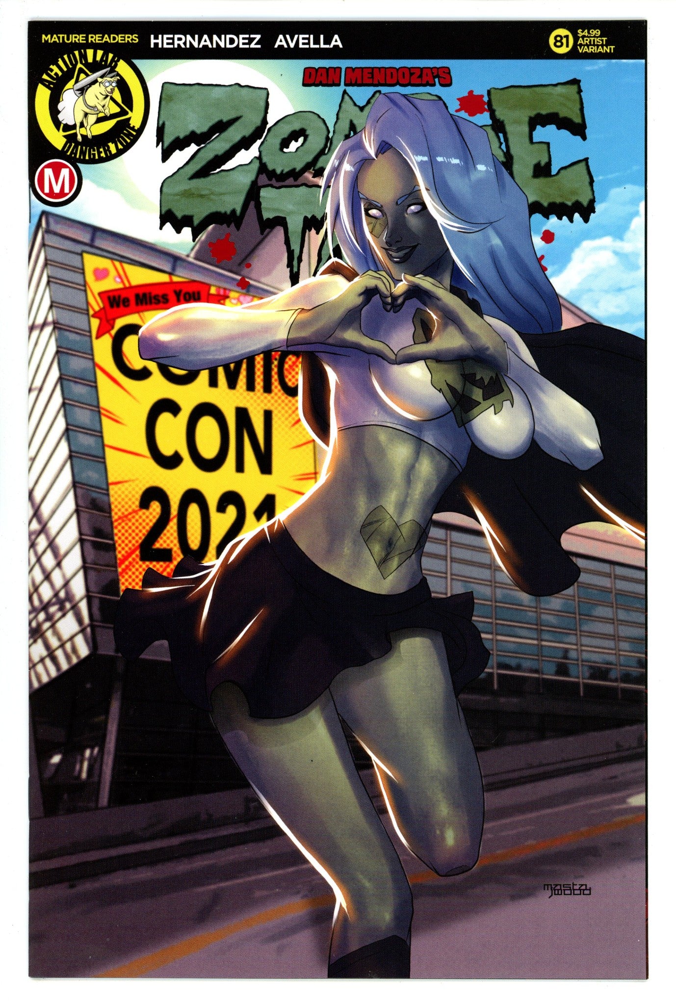 Zombie Tramp Vol 3 81 NM- (9.2) (2021) Mastajwood Variant 