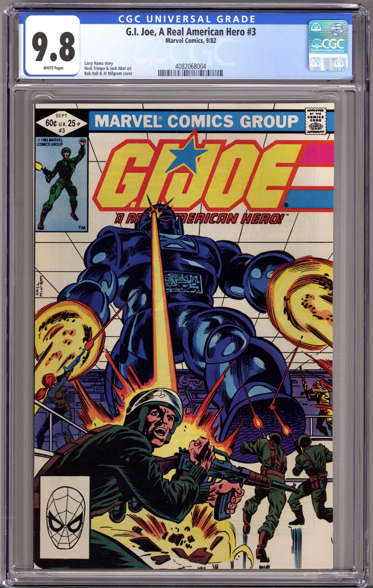 G.I. Joe, A Real American Hero 3 CGC 9.8 (NM/M) (1982) 