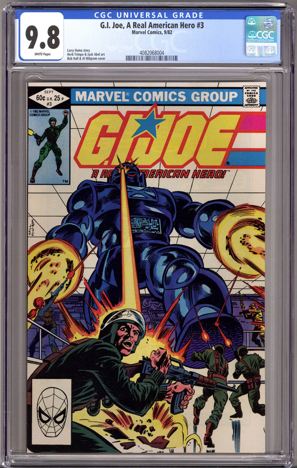 G.I. Joe, A Real American Hero 3 CGC 9.8 (NM/M) (1982)