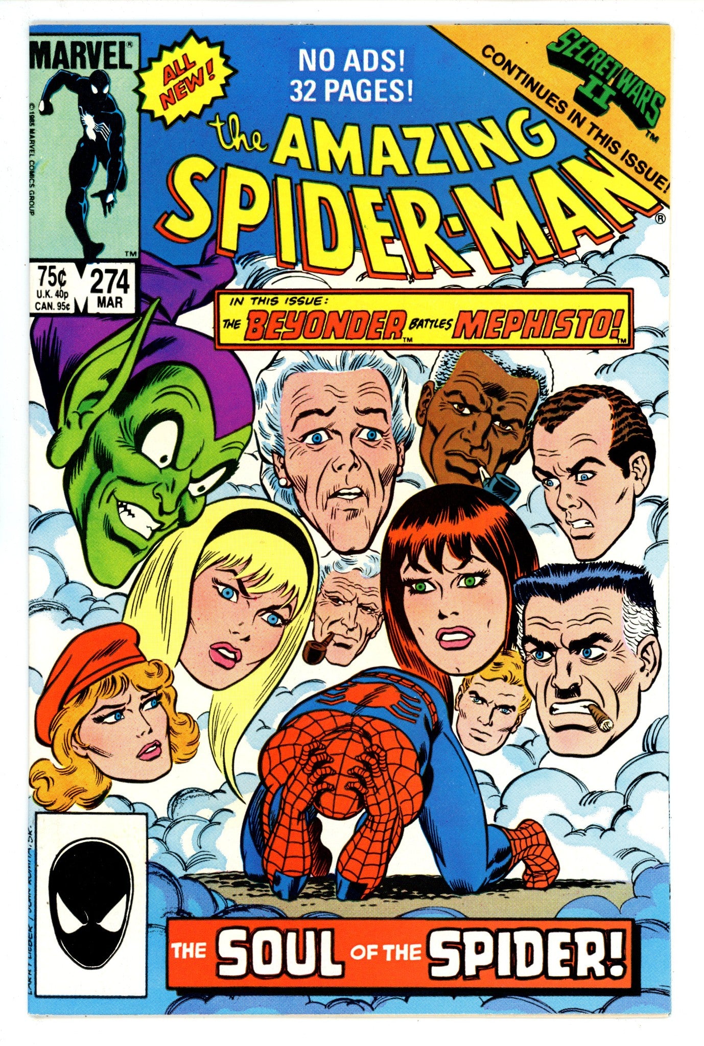 The Amazing Spider-Man Vol 1 274 VF/NM (9.0) (1986) 